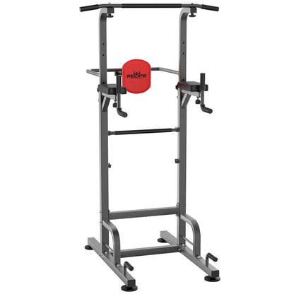 Relife Sports Power Tower Pull up Bar Dip Station for Home Gym Adjustable Height Strength Training Workout Equipment