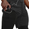 PUSH Activewear V2 365 Flex Short Mens 2 in 1 Running Shorts Quick Dry Gym Athletic Workout Clothes with Side Pockets